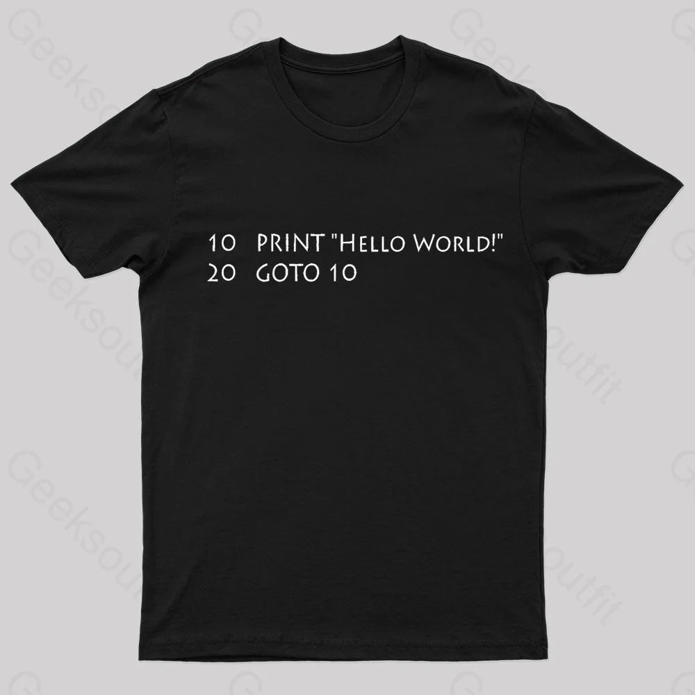 Hello World Nerd T-Shirt Hello World Nerd T-Shirt