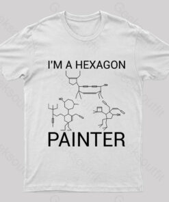 Hexagon Painter Nerd T-Shirt