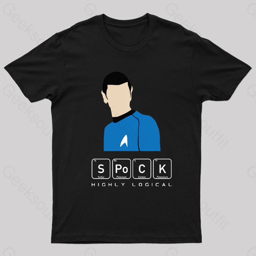 Highly Logical Spock Nerd T-Shirt Highly Logical Spock Nerd T-Shirt