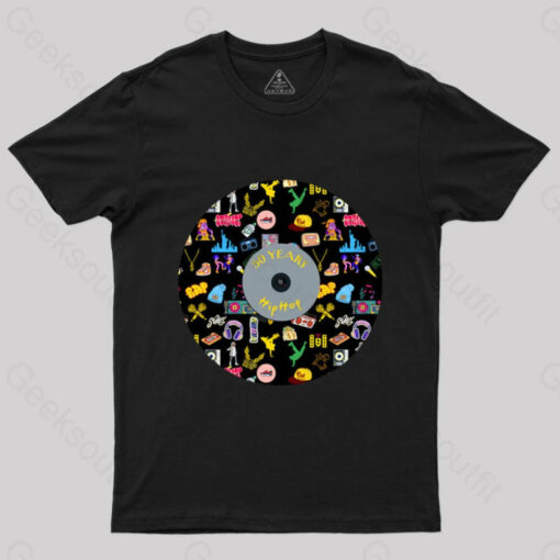 Hip-Hop Culture with Iconic Record Art T-shirt