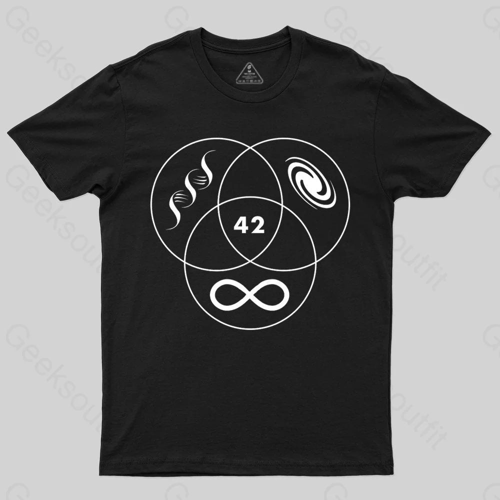 Hitchhikers Guide To The Galaxy 42 T-shirt Hitchhikers Guide To The Galaxy 42 T-shirt