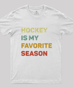 Hockey Is My Favorite Season Retro T-Shirt