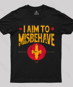I Aim to Misbehave Firefly T-Shirt