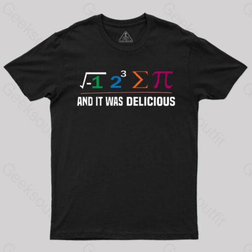 I Ate Some Pie And It Was Delicious I Ate Some Pi Math Classic T-Shirt