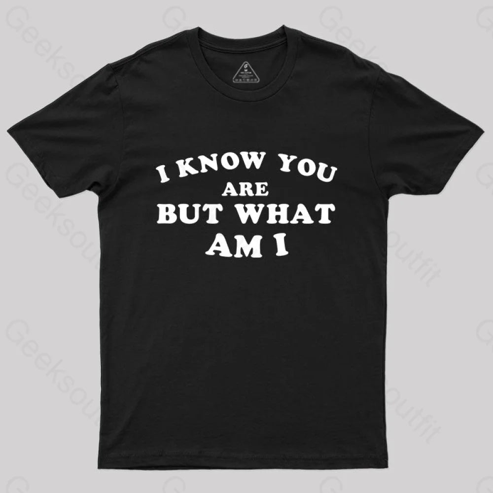 I Know You Are But What Am I T-Shirt I Know You Are But What Am I T-Shirt