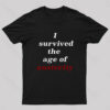 I Survived The Age of Austerity Nerd T-Shirt