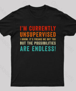 I’m Currently Unsupervised T-Shirt