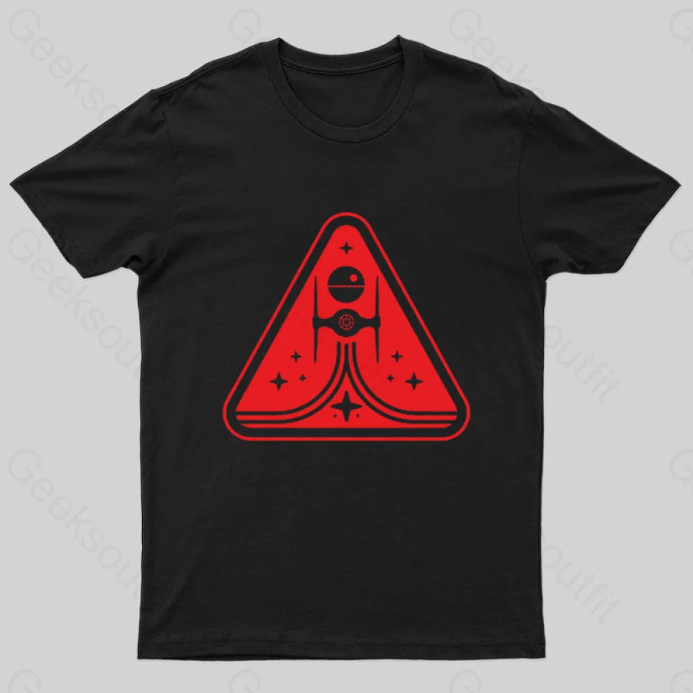 Imperial Titanium Fighter Nerd T-Shirt Imperial Titanium Fighter Nerd T-Shirt
