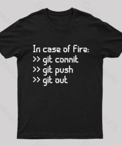 In Case of Fire Nerd T-Shirt