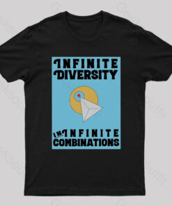 Infinite Diversity In Infinite Combinations Nerd T-Shirt
