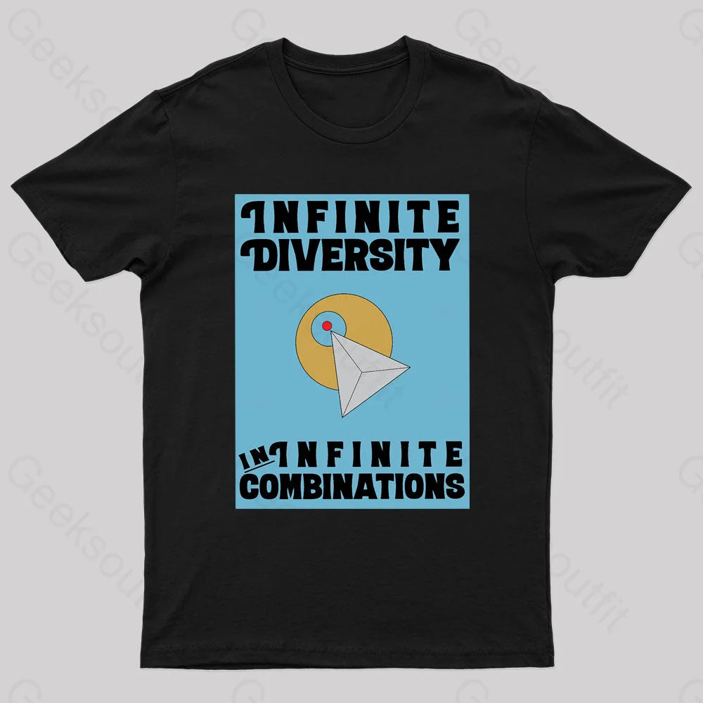 Infinite Diversity In Infinite Combinations Nerd T-Shirt Infinite Diversity In Infinite Combinations Nerd T-Shirt