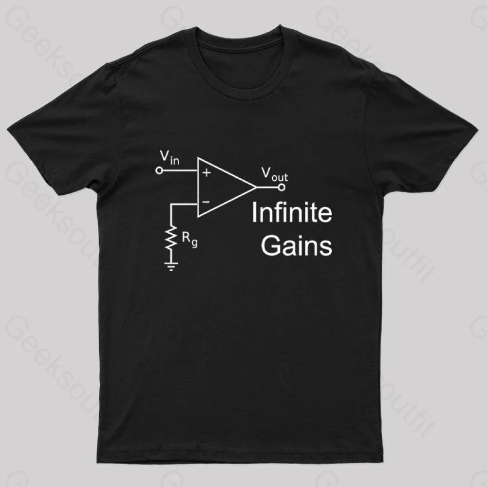 Infinite Gains Nerd T-Shirt Infinite Gains Nerd T-Shirt