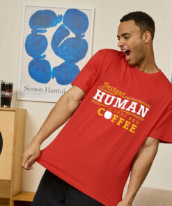Instant Human Just Add Coffee Geek T-Shirt