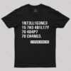 Intelligence – Stephen Hawking Science Nerd T-Shirt