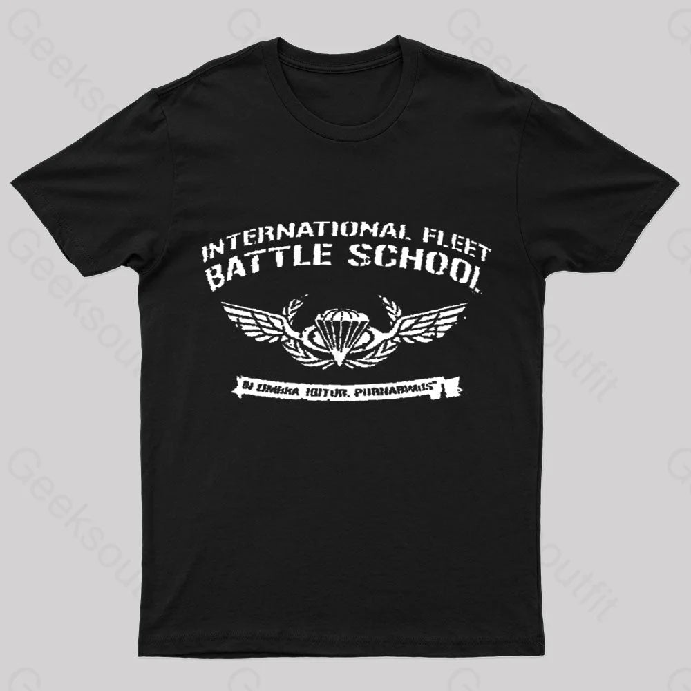 International Fleet Battle School Geek T-Shirt International Fleet Battle School Geek T-Shirt