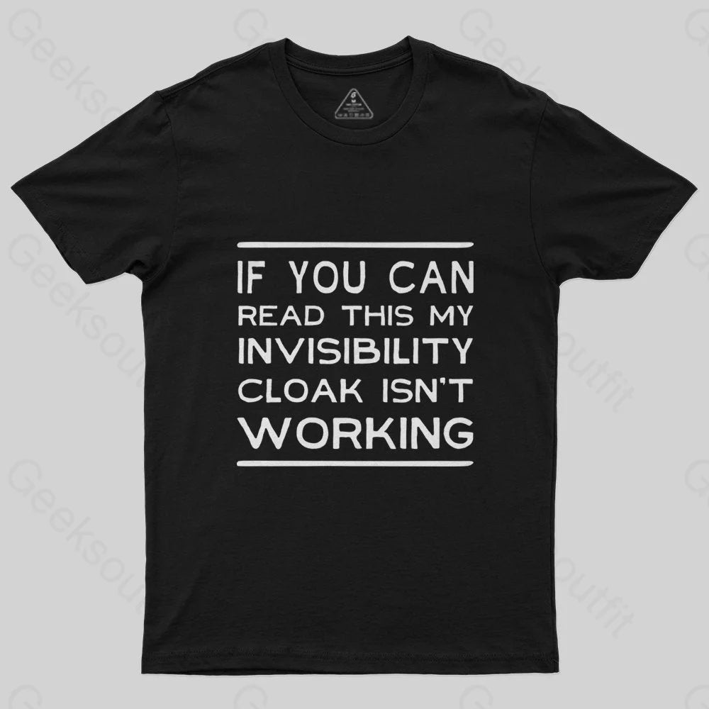 Invisible Cloak T-Shirt Invisible Cloak T-Shirt