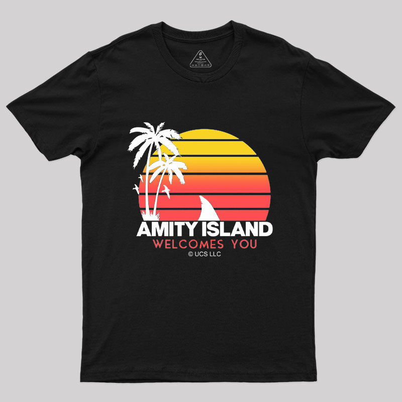 Jaws Movie Amity Island T-Shirt Jaws Movie Amity Island T-Shirt