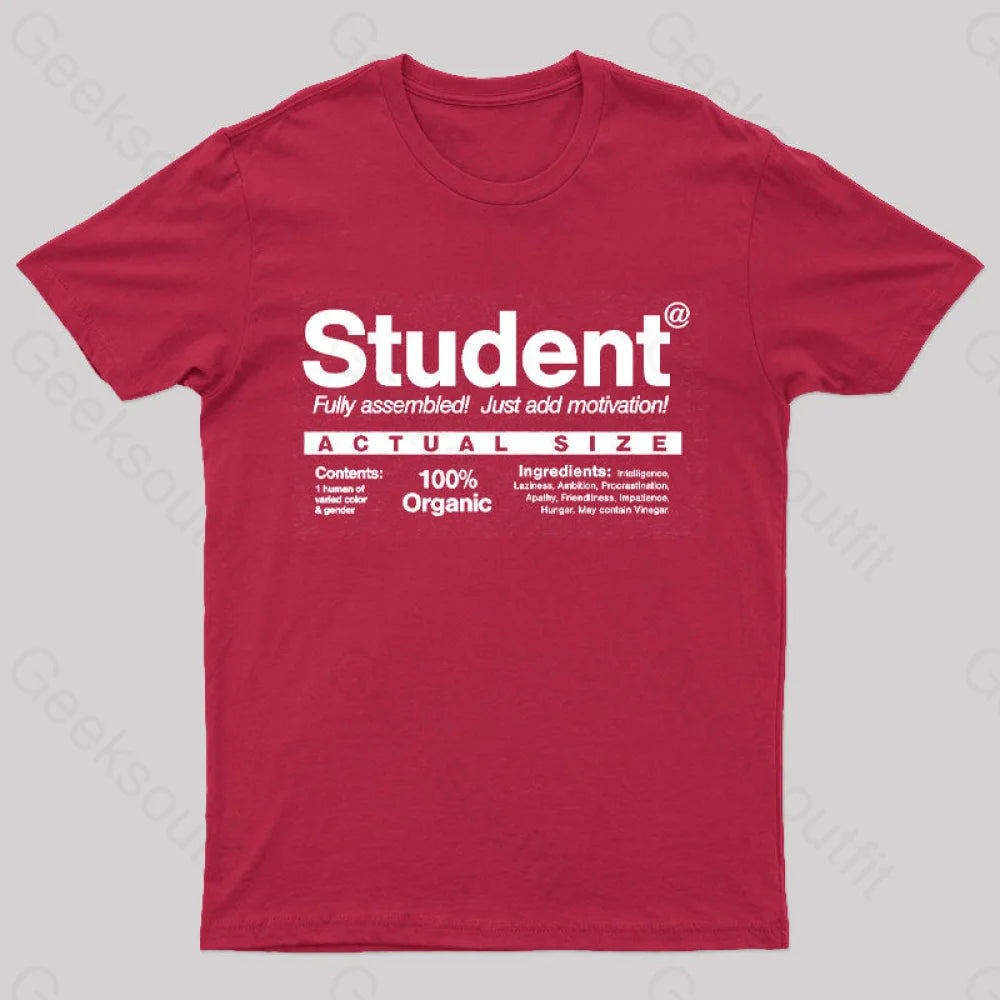 Just Add Motivation Funny Geeks T-Shirt Just Add Motivation Funny Geeks T-Shirt