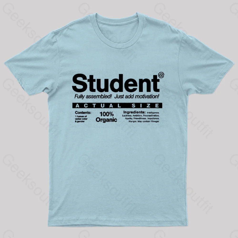 Just Add Motivation Funny Geeks T-Shirt Just Add Motivation Funny Geeks T-Shirt