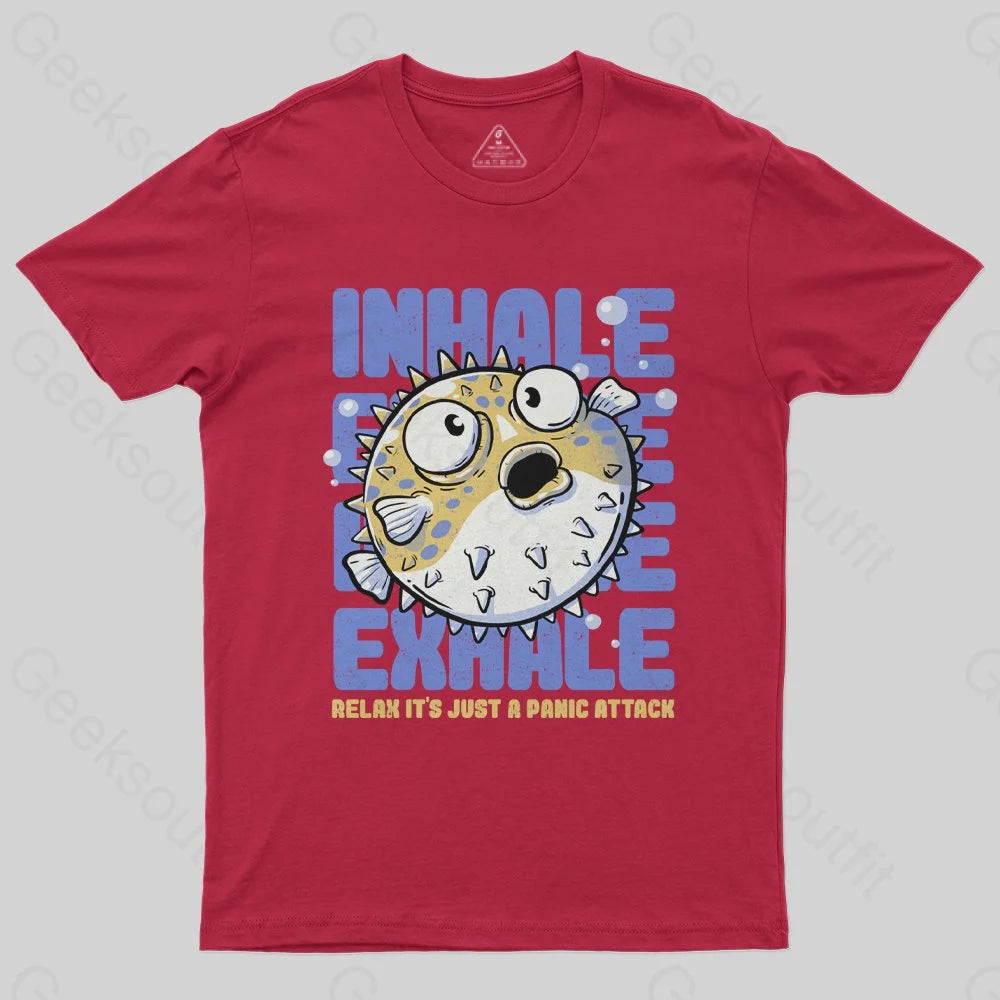 Just a Panic Attack - Funny Fish Sarcasm T-Shirt Just a Panic Attack - Funny Fish Sarcasm T-Shirt
