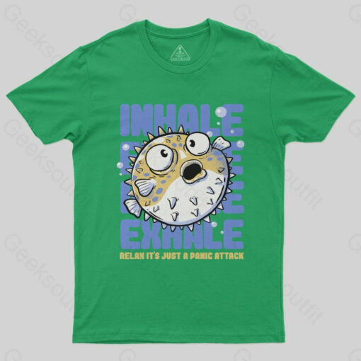 Just a Panic Attack – Funny Fish Sarcasm T-Shirt