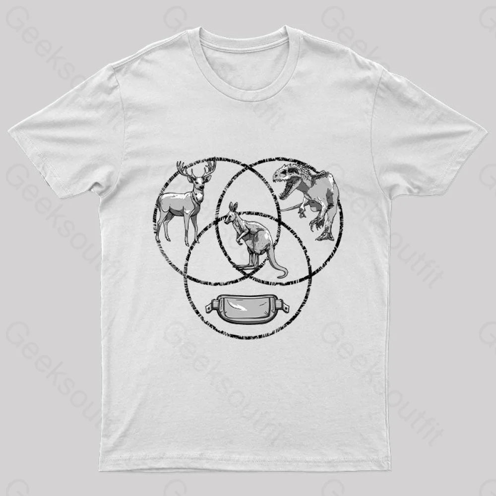 Kangaroo Venn Diagram T-Shirt Kangaroo Venn Diagram T-Shirt