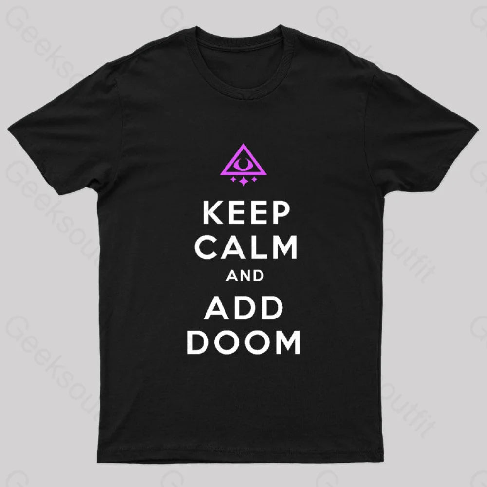 Keep Calm And Add Boom Nerd T-Shirt Keep Calm And Add Boom Nerd T-Shirt