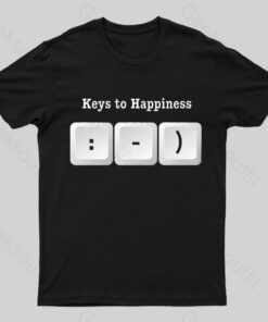 Keys To Happyiness Nerd T-Shirt