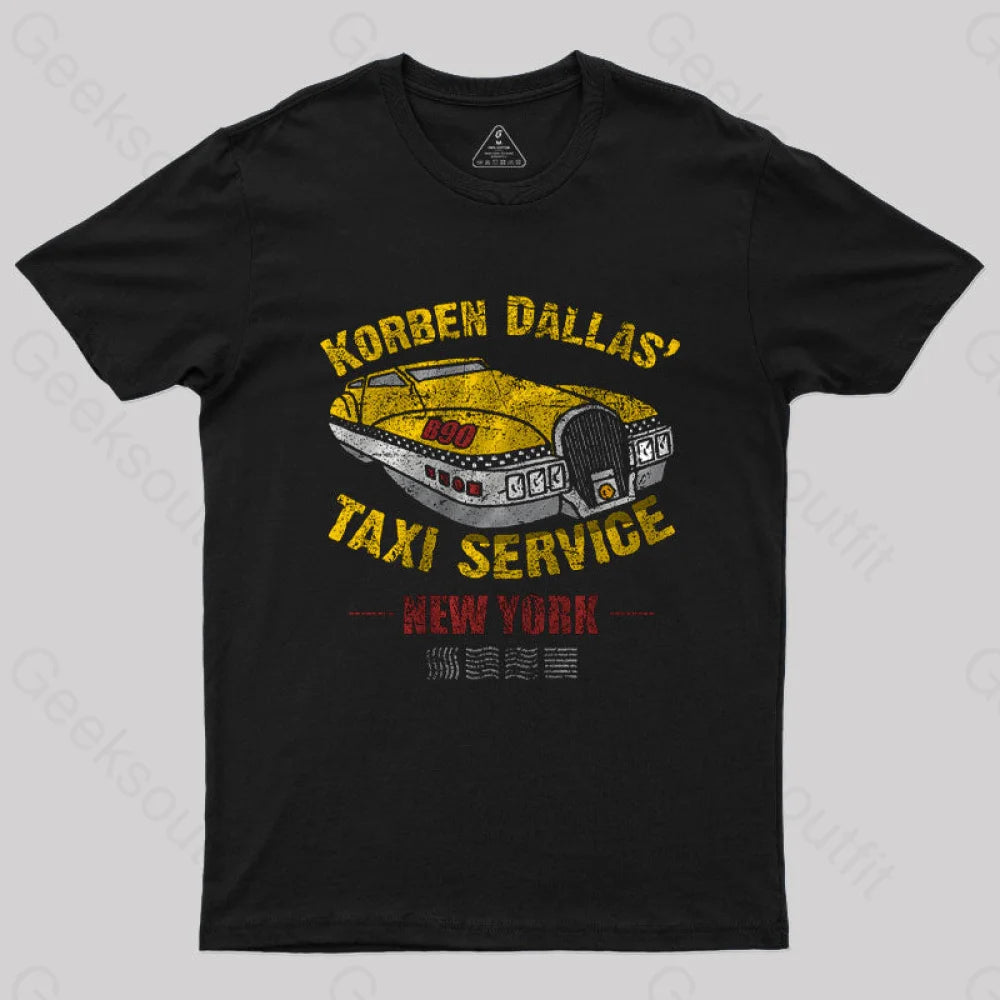Korben Dallas Taxi Service T-Shirt Korben Dallas Taxi Service T-Shirt