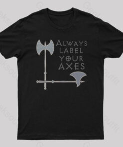 Label your axes Funny Math Geek T-Shirt