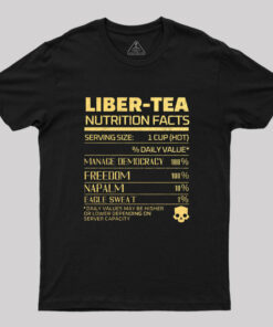 Liber-tea one cup at a time! helldivers Geek T-Shirt
