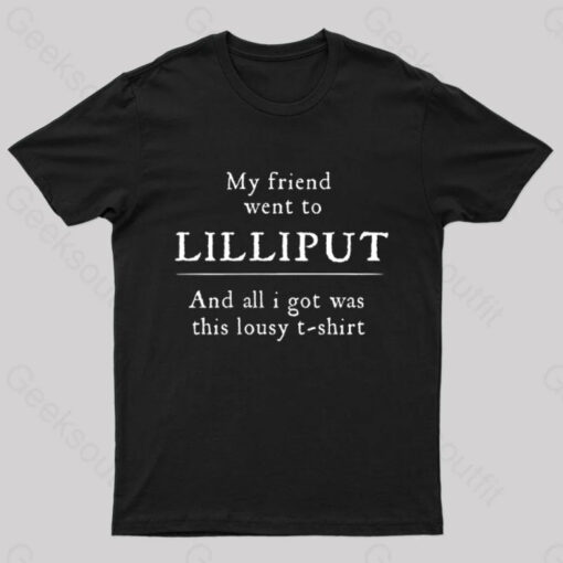 Lilliput Lousy Geek T-Shirt