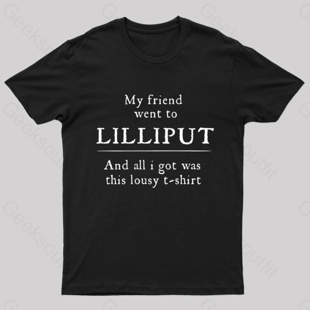 Lilliput Lousy Geek T-Shirt Lilliput Lousy Geek T-Shirt