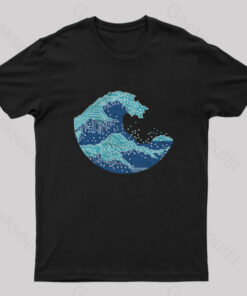 Line Point Waves Geek T-Shirt