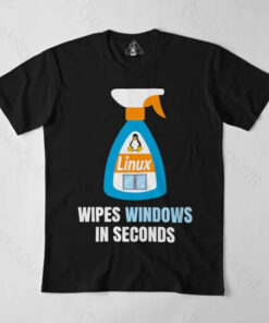 Linux Windows Cleaner T-Shirt
