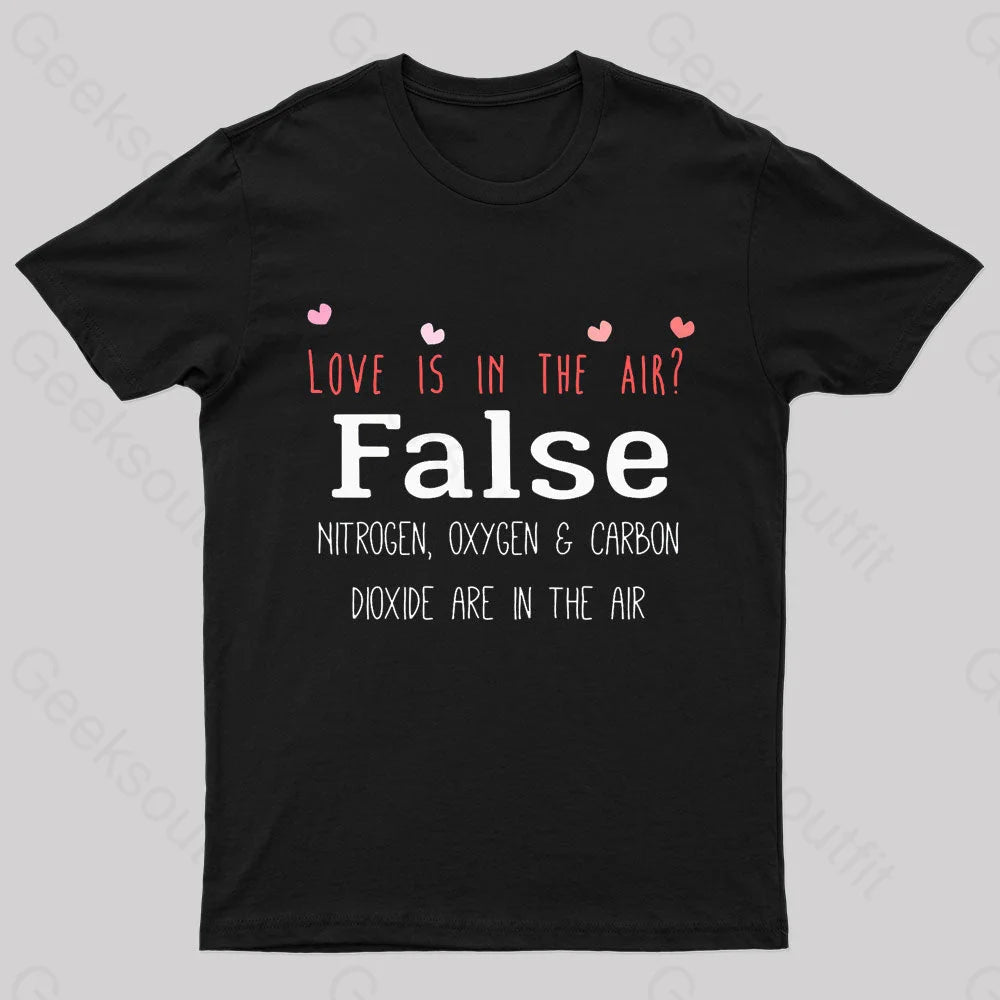 Love Is In The Air Nerd T-Shirt Love Is In The Air Nerd T-Shirt
