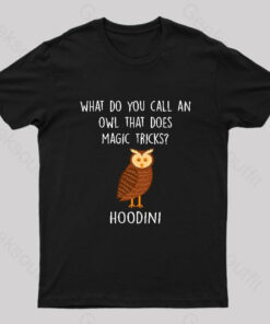 Magic Tricks Owl Nerd T-Shirt