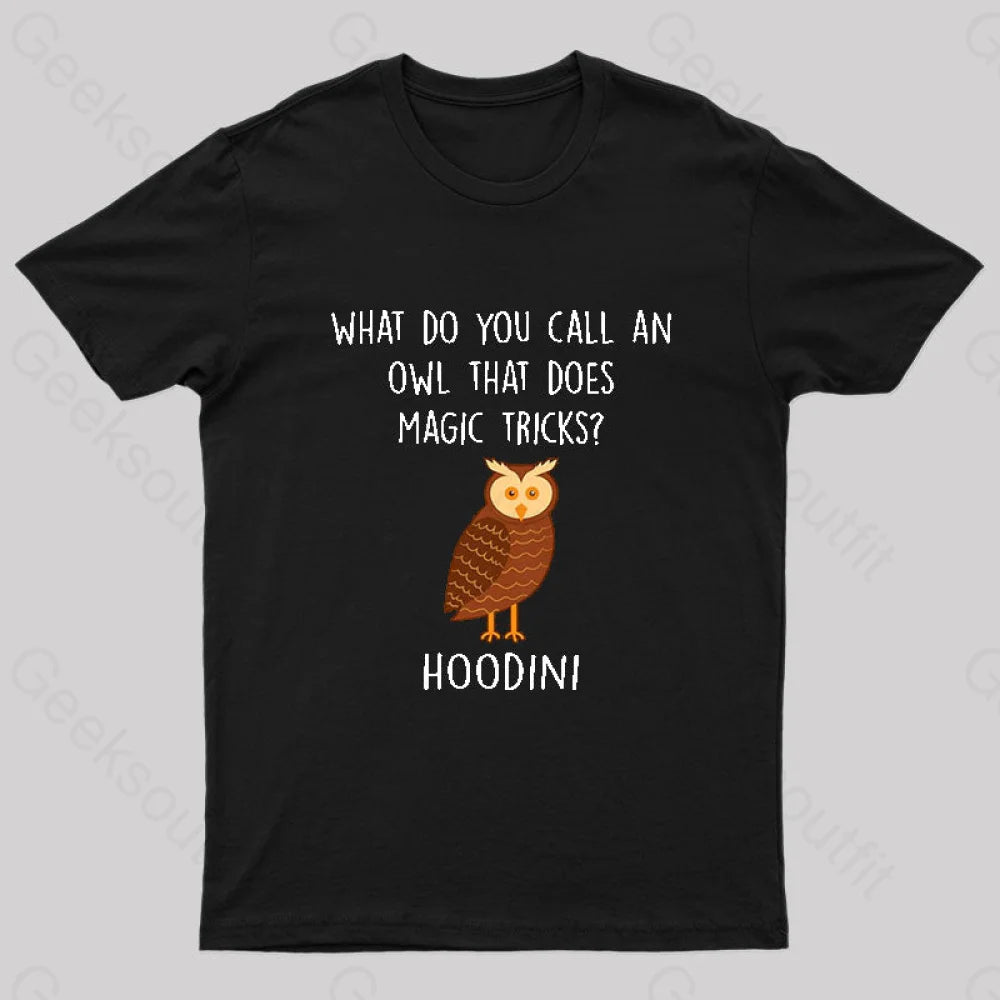 Magic Tricks Owl Nerd T-Shirt Magic Tricks Owl Nerd T-Shirt