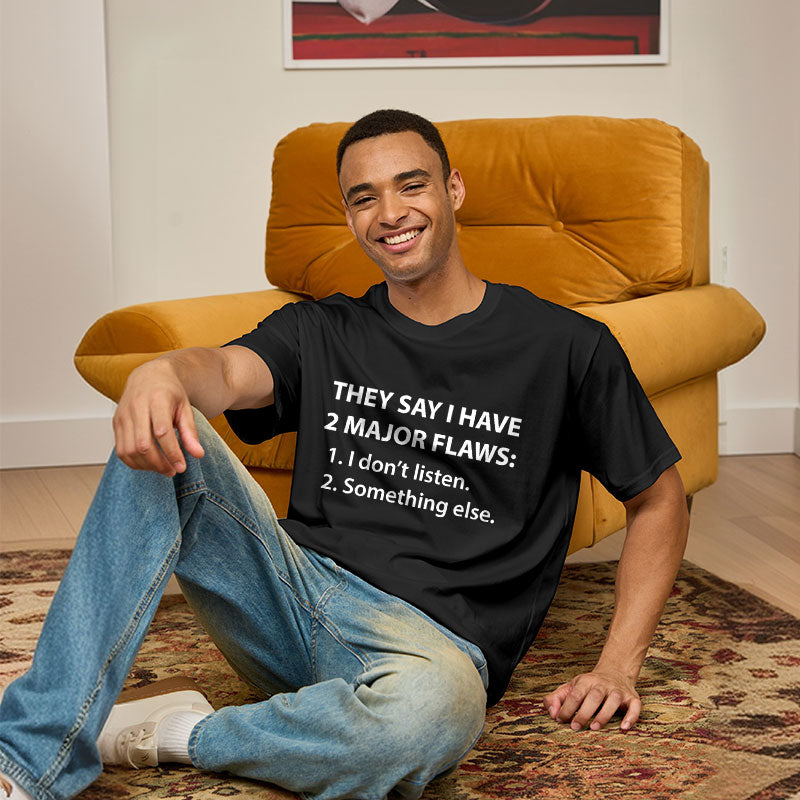 Major Flaws Geek T-Shirt Major Flaws Geek T-Shirt