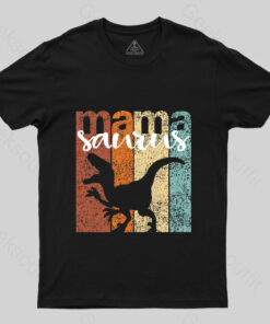 Mamasaurus Mother’s Day Fitted Scoop T-Shirt