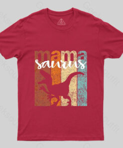 Mamasaurus Mother’s Day Fitted Scoop T-Shirt