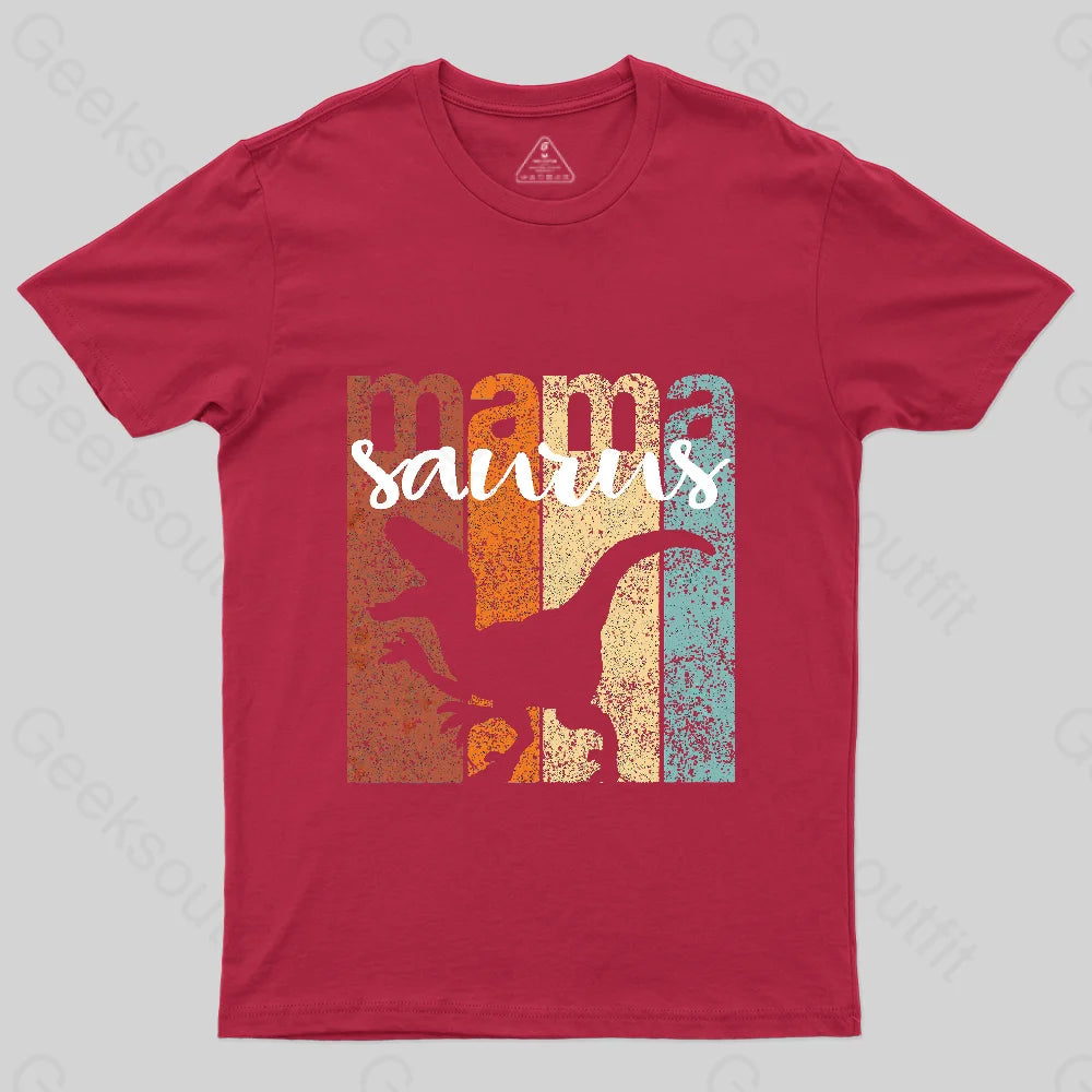 Mamasaurus Mother's Day Fitted Scoop T-Shirt Mamasaurus Mother's Day Fitted Scoop T-Shirt