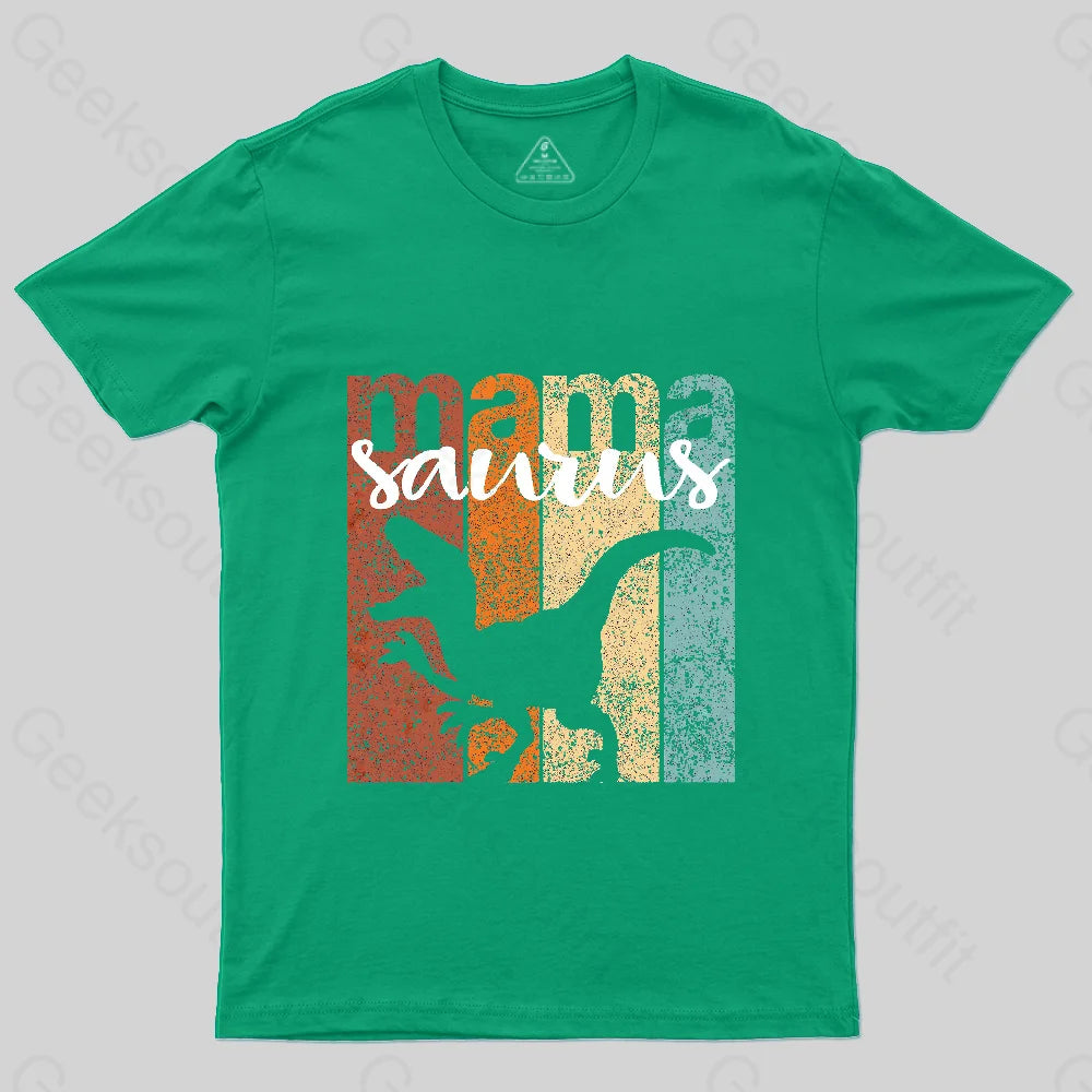 Mamasaurus Mother's Day Fitted Scoop T-Shirt Mamasaurus Mother's Day Fitted Scoop T-Shirt