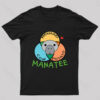 Manatee Cow Mermaid Potato Nerd T-Shirt