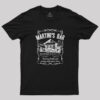 Martini’s Bar It’s A Wonderful Life Geek T-Shirt