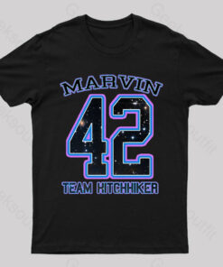 Marvin Team Hitchhiker Geek T-Shirt