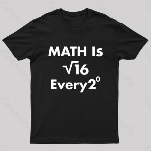 Math Is For Every One Nerd T-Shirt