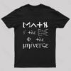 Math Is The Language Of The Universe Nerd T-Shirt