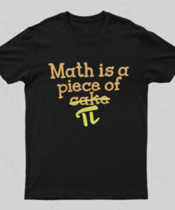 Math Is a Piece of What T-Shirt