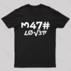 Math Lover Nerd T-Shirt